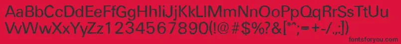 UltimateantiqueRegular Font – Black Fonts on Red Background