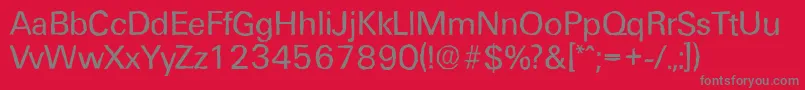 UltimateantiqueRegular Font – Gray Fonts on Red Background