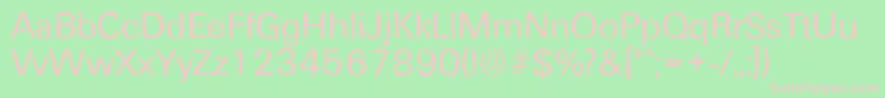 UltimateantiqueRegular Font – Pink Fonts on Green Background