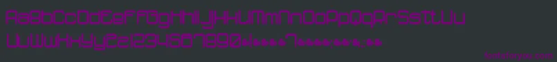 Fonte Dnf – fontes roxas em um fundo preto