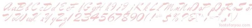 Gilberttext61Regular-Schriftart – Rosa Schriften auf weißem Hintergrund