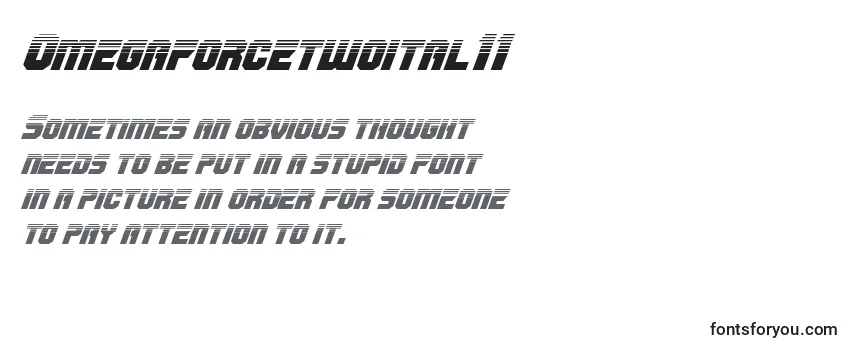 Omegaforcetwoital11 Font