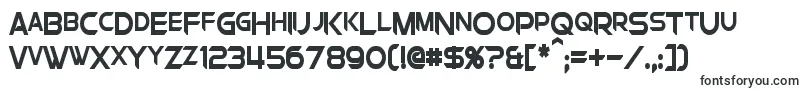 ChromiaSupercapCondensedBold-fontti – vektorifontit