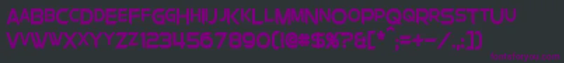 fuente ChromiaSupercapCondensedBold – Fuentes Moradas Sobre Fondo Negro