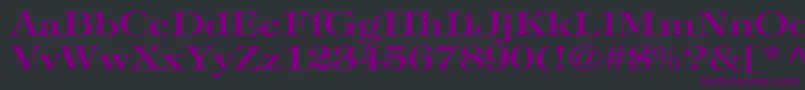 fuente TiffanyBoldWd – Fuentes Moradas Sobre Fondo Negro