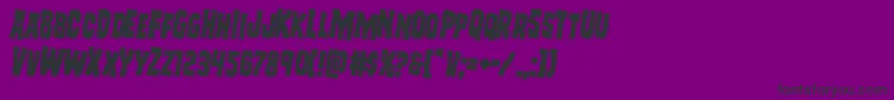 Freakfinderrotate2 Font – Black Fonts on Purple Background