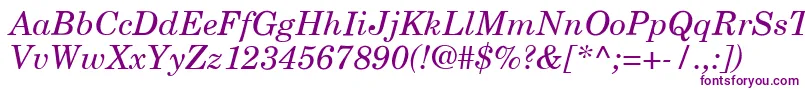 NewCenturySchoolbookLtItalic Font – Purple Fonts