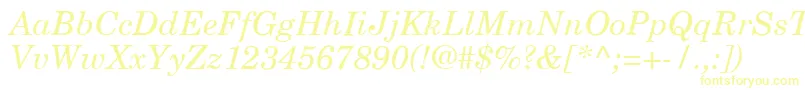 NewCenturySchoolbookLtItalic Font – Yellow Fonts