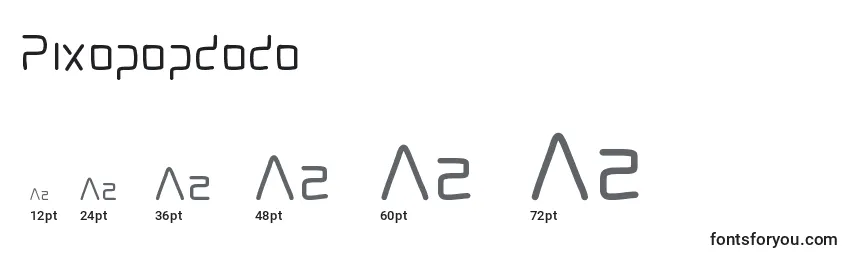 Pixopopdodo Font Sizes
