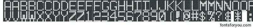 Шрифт Led – пиксельные шрифты