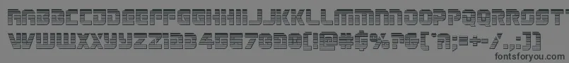 Legiosabinachrome Font – Black Fonts on Gray Background