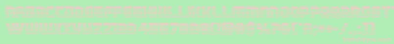 Legiosabinachrome Font – Pink Fonts on Green Background