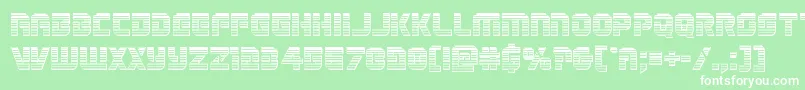 Legiosabinachrome Font – White Fonts on Green Background