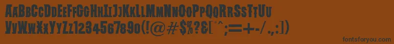 Подробнее о шрифте VtcSubwayslamscRegular Шрифт VtcSubwayslamscRegular – чёрные шрифты на коричневом фоне