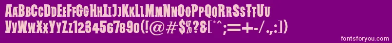 Weitere Informationen zur VtcSubwayslamscRegular-Schriftart VtcSubwayslamscRegular-Schriftart – Rosa Schriften auf violettem Hintergrund