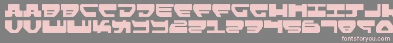 Fonte Loveladies – fontes rosa em um fundo cinza