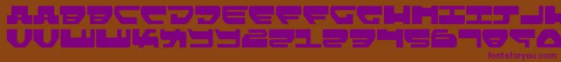 Loveladies Font – Purple Fonts on Brown Background