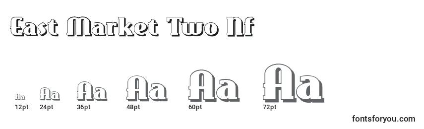 East Market Two Nf Font Sizes
