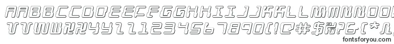 Шрифт Droidlover3Dei – прозрачные шрифты