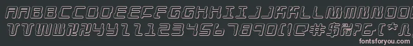 Droidlover3Dei Font – Pink Fonts on Black Background