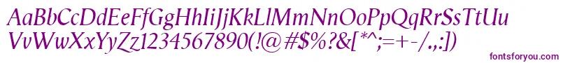 VegaAntikvaItalic Font – Purple Fonts