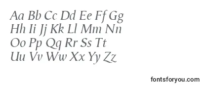 VegaAntikvaItalic Font