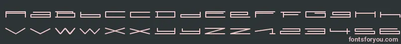 SlurpRegular Font – Pink Fonts on Black Background