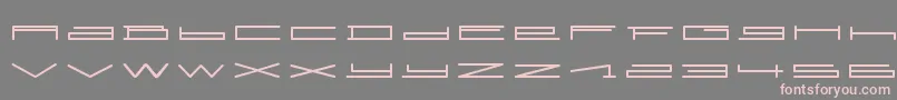 SlurpRegular-Schriftart – Rosa Schriften auf grauem Hintergrund