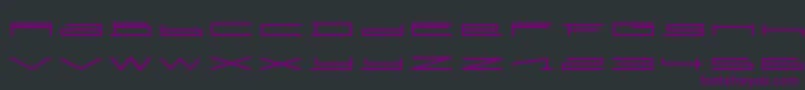 SlurpRegular Font – Purple Fonts on Black Background