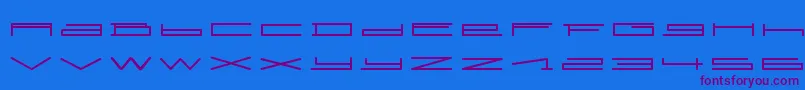 More about SlurpRegular Font SlurpRegular Font – Purple Fonts on Blue Background