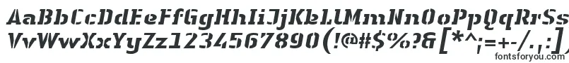 フォントLinotypeAuthenticStencilHeavyitalic – VKのフォント