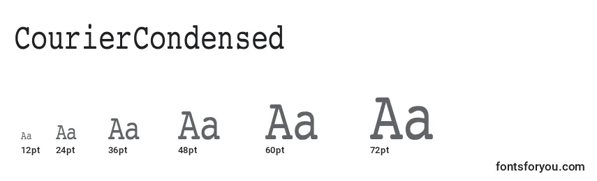 CourierCondensed Font Sizes