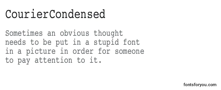 CourierCondensed Font