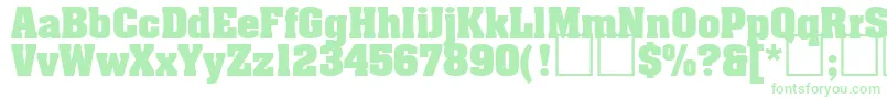 ARdvarkBold Font – Green Fonts