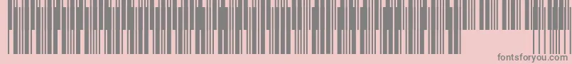 Connectcode39 Font – Gray Fonts on Pink Background