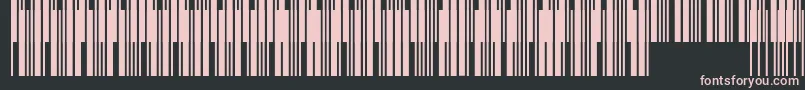 Connectcode39 Font – Pink Fonts on Black Background