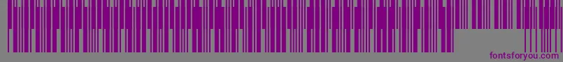 Connectcode39 Font – Purple Fonts on Gray Background