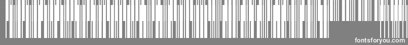 Connectcode39 Font – White Fonts on Gray Background