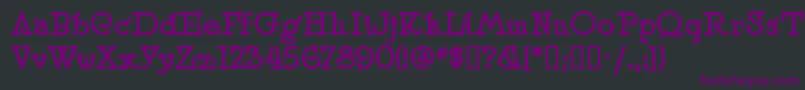 Speedballno2sw-Schriftart – Violette Schriften auf schwarzem Hintergrund