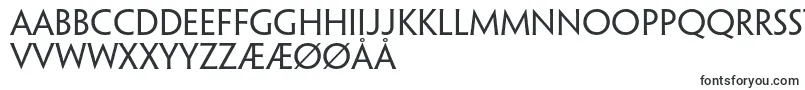 PenumbraflarestdRegular-Schriftart – norwegische Schriften