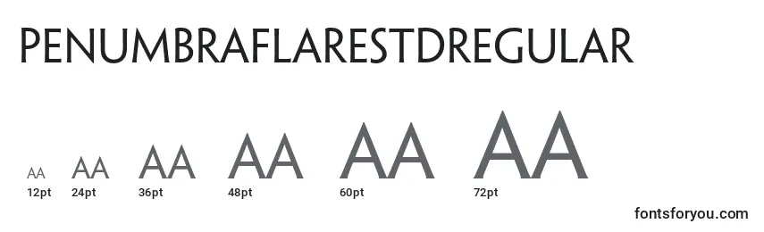 PenumbraflarestdRegular Font Sizes