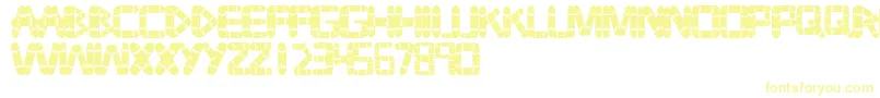 Tabla Font – Yellow Fonts on White Background