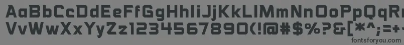 VoiceactivatedbbBold Font – Black Fonts on Gray Background