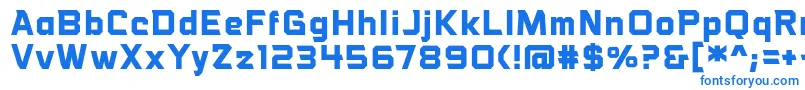VoiceactivatedbbBold Font – Blue Fonts on White Background