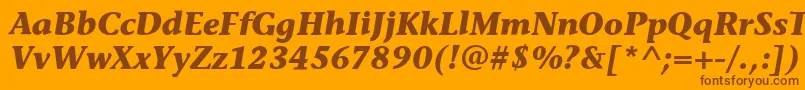 Подробнее о шрифте StoneInfItcBoldItalic Шрифт StoneInfItcBoldItalic – коричневые шрифты на оранжевом фоне