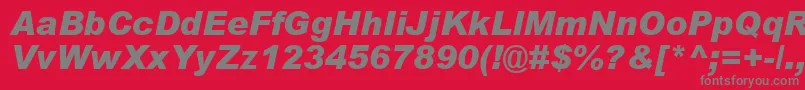 フォントArialBlackРљСѓСЂСЃРёРІ – 赤い背景に灰色の文字
