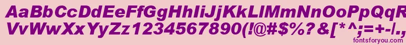 En savoir plus sur la police ArialBlackРљСѓСЂСЃРёРІ Police ArialBlackРљСѓСЂСЃРёРІ – polices violettes sur fond rose