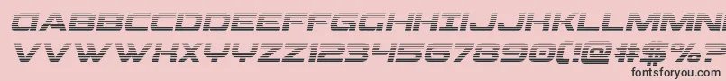 Beamweapongradital Font – Black Fonts on Pink Background