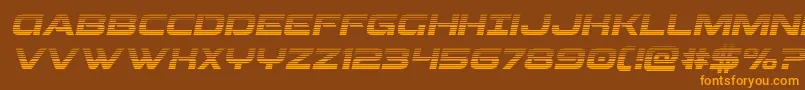 More about Beamweapongradital Font Beamweapongradital Font – Orange Fonts on Brown Background