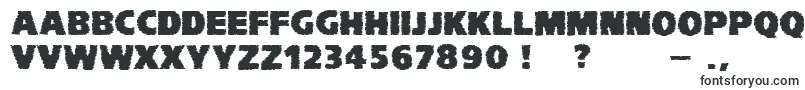 Шрифт VtcKomikaheadlinerchewdfat – большие шрифты
